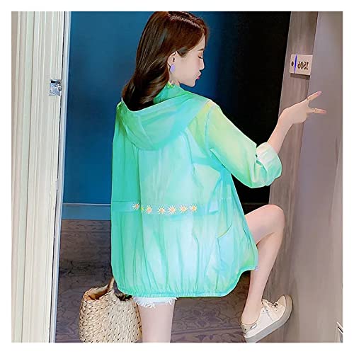 Veste anti-UV femme manches longues avec protection solaire intégrale