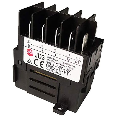Elektromechanische Relais für Die Motorsteuerung KEDU JD3 400V 10Pins 4NO Cover