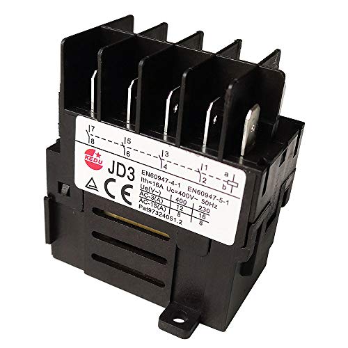 Elektromechanische Relais für Die Motorsteuerung KEDU JD3 400V 10Pins 4NO Cover