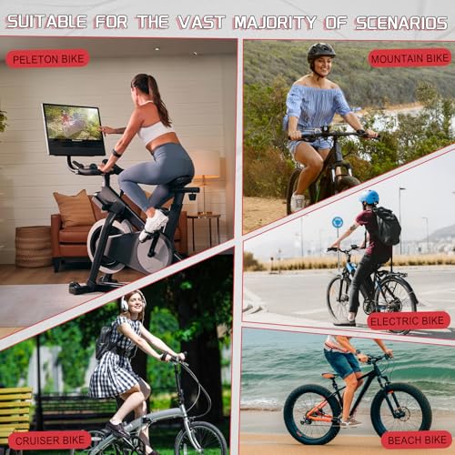 Image of BUCKLOS New Noseless Bike Seat for Comfort Men&Women Extra Wide Bicycle Seat Cushion Oversized Comfortabele Foam Padded Bike Saddle for Peloton Exercise Bike Ebike Cruiser Bikes