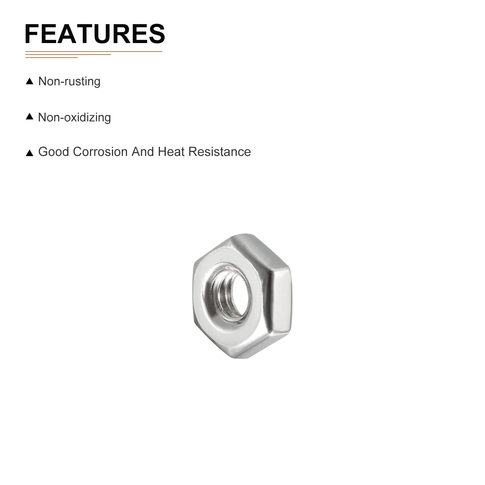 M10 Flangia Esagonale Seghettata Con Dadi Bloccaggio, 201 Acciaio Inox - Foto 3