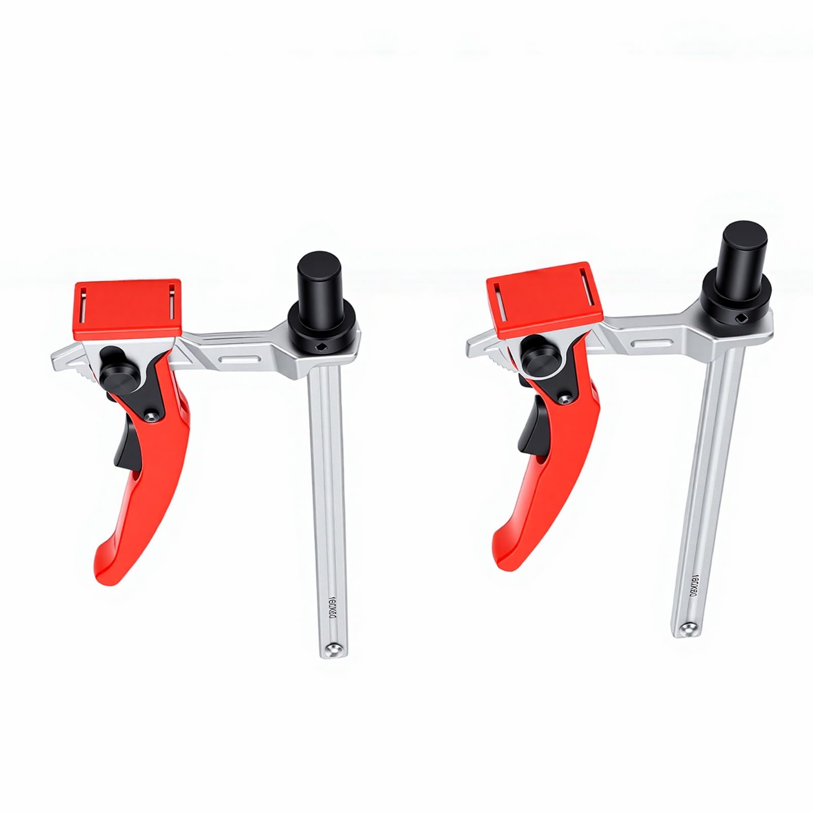 Generic Zacisk Dociskowy Quick Ratchet 20mm z Otworem dla Psa do Obróbki Drewna, Rzeźbienia, Frezowania, Polerowania, Bezpiecznego Mocowania, 2 szt.