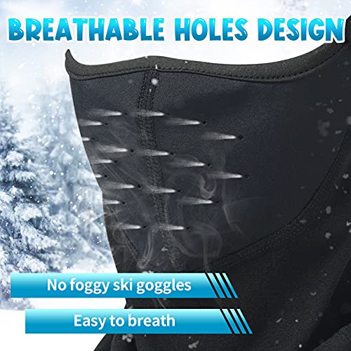 Kids Balaclava Ski Mask (with Breathable Holes) Windproof Winter Fleece Neck Face Warmer Boys Girls2
