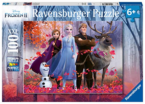 Ravensburger 12867 Disney Frozen 2 - Magic Of The Forest - 100 Piece Jigsaw Puzzle For Kids - Every Piece Is Unique - Pieces Fit Together Perfectly, Multi #TOP1