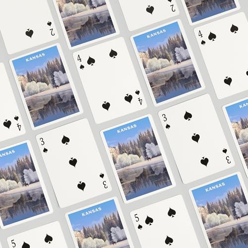 Baraja de Póker Kansas con 52 Naipes miniatura 4