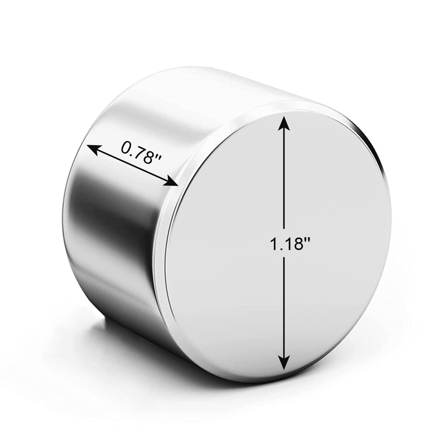 Realth Neodymium Magnets Disc, Thick Disc Magnet, Rare Earth Magnetic for Research Industrial Purposes Educational (MC301)