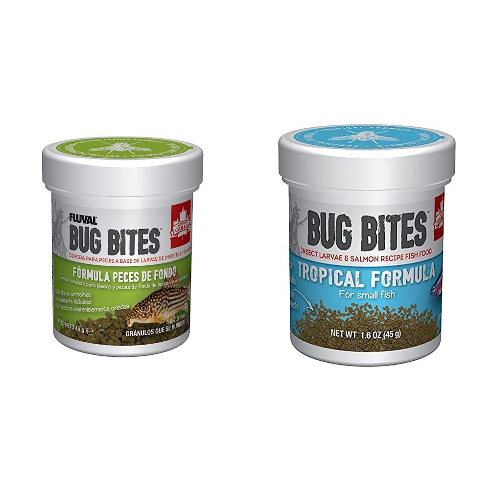 Alimento granulado para peces pequeños Fluval picaduras insectos 45g