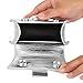 Mini Silver Purses for Women Y2K Small Top Handle Crossbody Bag Stylish Clutch Shoulder Handbag for Cocktail Party Prom