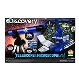 Discovery Telescope & Microscope Lab by Horizon Group USA, Great Stem Science Kit, Includes Telescope with Tripod & 900X Magnifying Microscope
