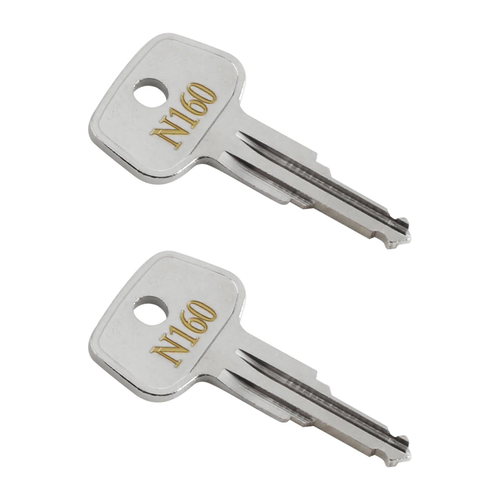 N160 Car Rack Replacement Key for Roof Racks,Carriers,Crossbars,Errebi Thule Key Replacement - Codes N160 [2 pcs]