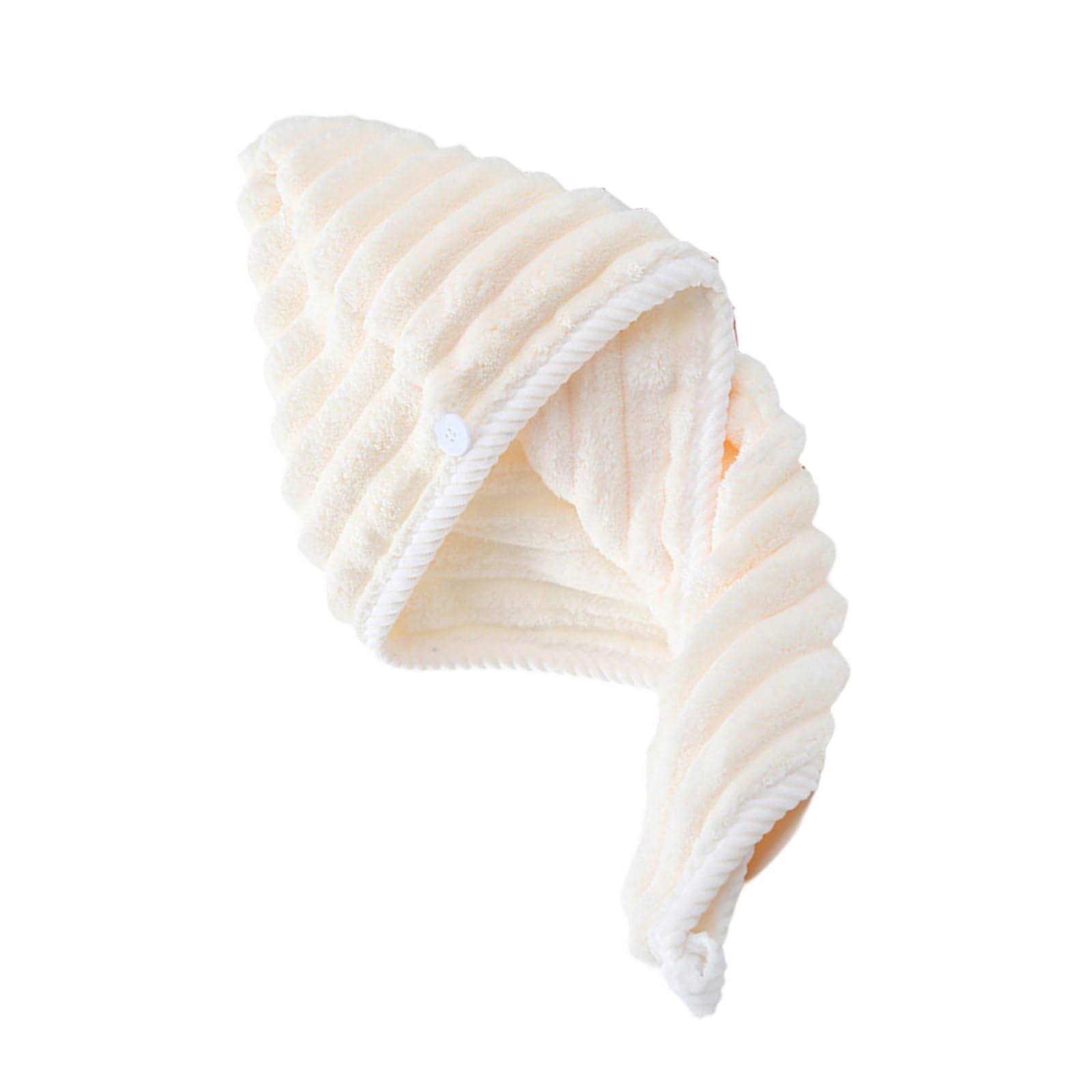 YWLUUOO Thickened Dry Hair Caps Super Absorbent Quick Drying Corals Velvets Bathing Caps Thickened Washcloth Bathroom Women ' s Hair Drying Towel