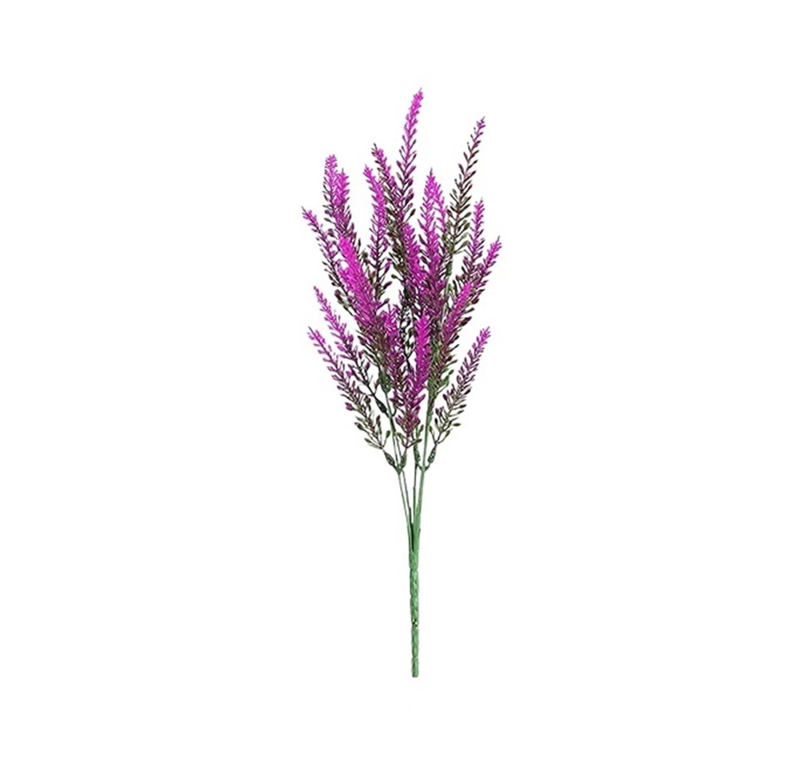 Dcrxz Artificial Flowers 10pcs Artificial Flowers Lavender Bundle Flocked Plastic Fake Plants Wedding Bridle Bouquet Indoor Outdoor Home Kitchen
