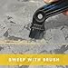 MUSTBEST Joint Scraper & Brusher, Tile Grout Saw and Brusher, Tile Grout Cleaning Tool, Scratch and Sweep, Tile Grout Remover Tool (Accessories, Grout Remover for Tiles)