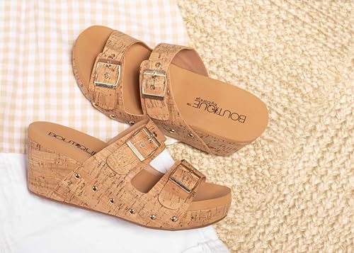 Corkys Footwear Womens Twinkie Wedges - Featuring a 2.5-Inch Heel, Corkys Signature Soft EVA Cushioned Insoles, And Two Straps with Adjustable Buckles4