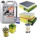 Produktbild QR-PARTS 69379420 Filter Set Inspektionspaket 5 Liter Liqui Moly Motoröl Top Tec 4200 5W-30 MANN-FILTER Innenraumfilter Kraftstofffilter Luftfilter Ölfilter