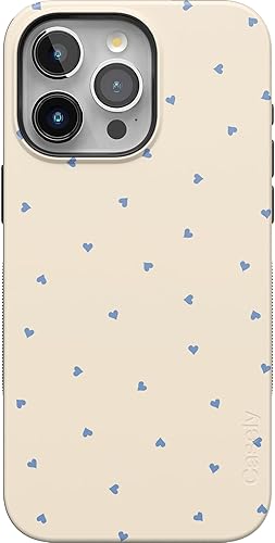 Vista 526 de Casely Funda para iPhone 15 Pro Max Jardín Secreto Flores mixtas Funda atrevida Compatible con MagSafe y botón de acción Secret Garden