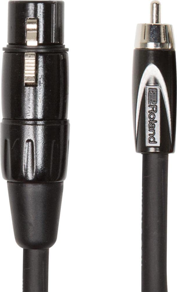 Cavo Bilanciato Roland TRS 1/4" A XLR Femmina 1,5m - Per Studio E Palco, Qualit&agrave; Professionale