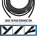 lekudo Pack-30 Car Windshield Washer Hose Kit, 13 Ft Flexible Leak-proof Rubber Hose, with T-type Y-type I-type Hose Connector, Universal Connection Water Pump and Nozzle Accessories for Cars (Black)