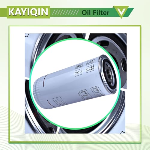 Image of 6211472200 KAYIQIN Oil Filter Compatible with Screw Air Compressor, 6211472250 Replacement Part