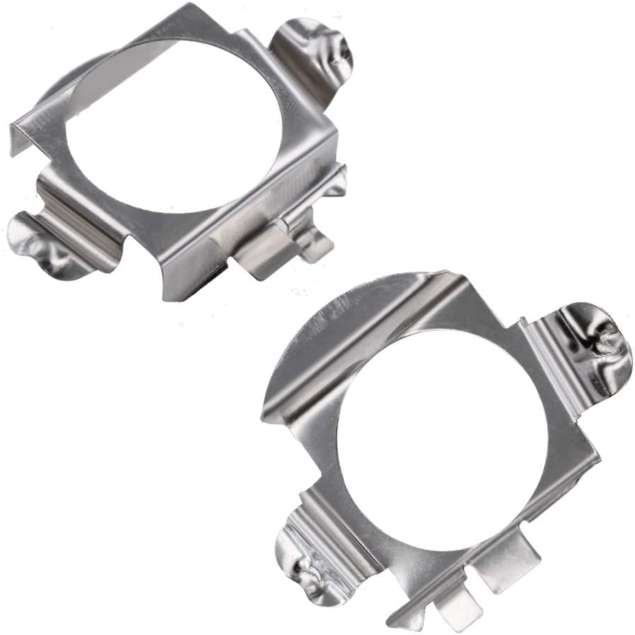 GZXY H7 LED Headlight Bulb Clips Holder Socket Adapter for Mercedes-Benz C300 C350 Sport CLS GL Ford Edge Installation 2pcs (first generation)
