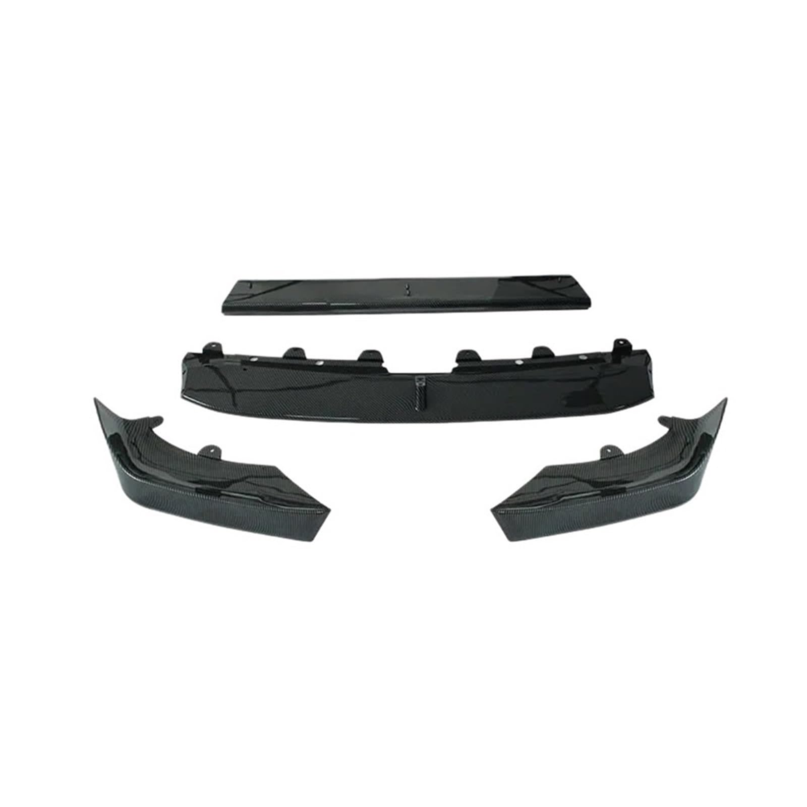 Przedni zderzak samochodowy wargi kompatybilny z BMW X3 G01 X4 G02 IX3 G08 M Pack Facelift 2022-2024 Spoiler Splitter dyfuzor ostrze Body Kit Tuning(Glossy black)
