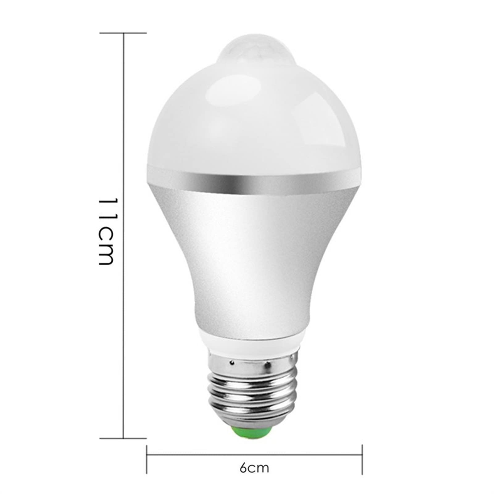 Luces, Paquete de 20, lámpara LED con Sensor de Movimiento PIR, CA 85-265 V, E27/E26/B22, 9 W, Bombilla infrarroja Inteligente automática con Sensor de Movimiento Corporal, Bombillas para el hoga