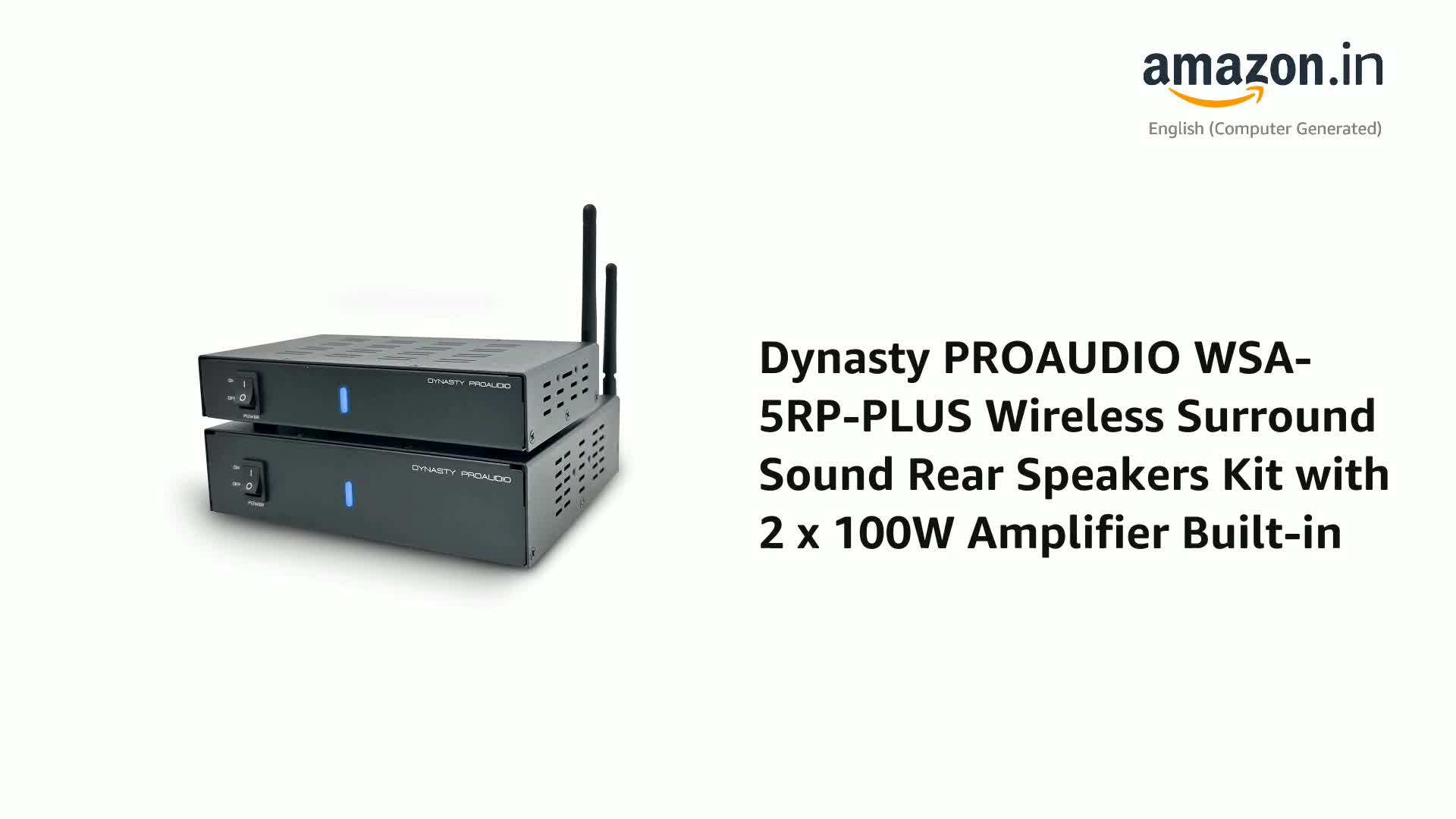 Dynasty Proaudio Wireless Rear Speaker Transmitter WSA-5RP