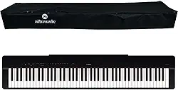 Piano Digital P45 Preto + Capa Cobertura Allmusic
