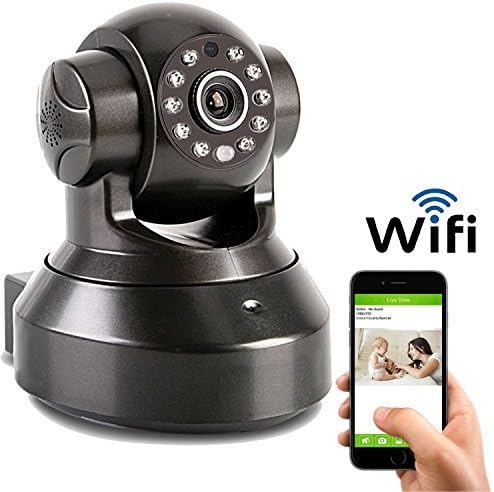 iSmart HD720P Wireless WiFi IP Camera Smartphone CCTV Security Surveillance 2way Audio Camera with Night Vision and Motion Detect Free P2P Cloud Connection