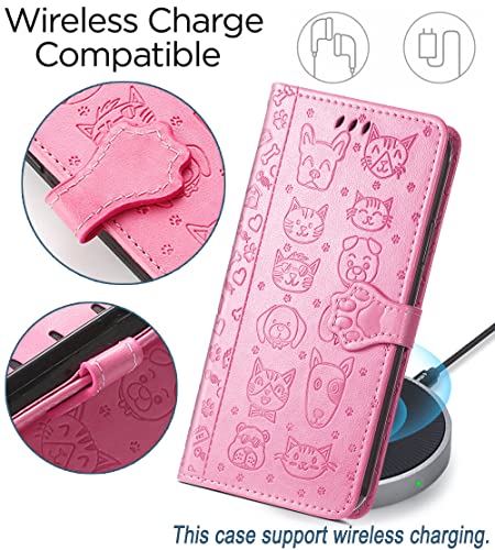 BaiFu Gatto e Cane Cover per Honor 90, Supporto