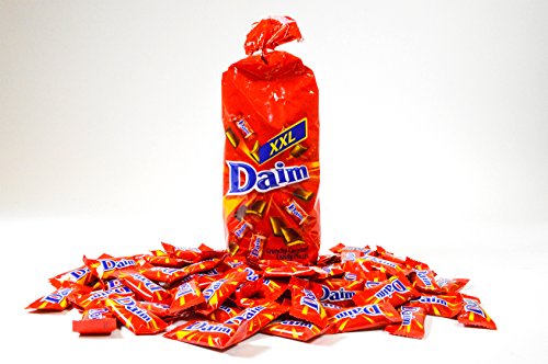 Daim Swedish Chocolate Covered Toffee Crunchy Caramel Minis - 460g (16oz) Bag, Imported From Sweden - Candy Dish, Birthday Party or Pinata Treat