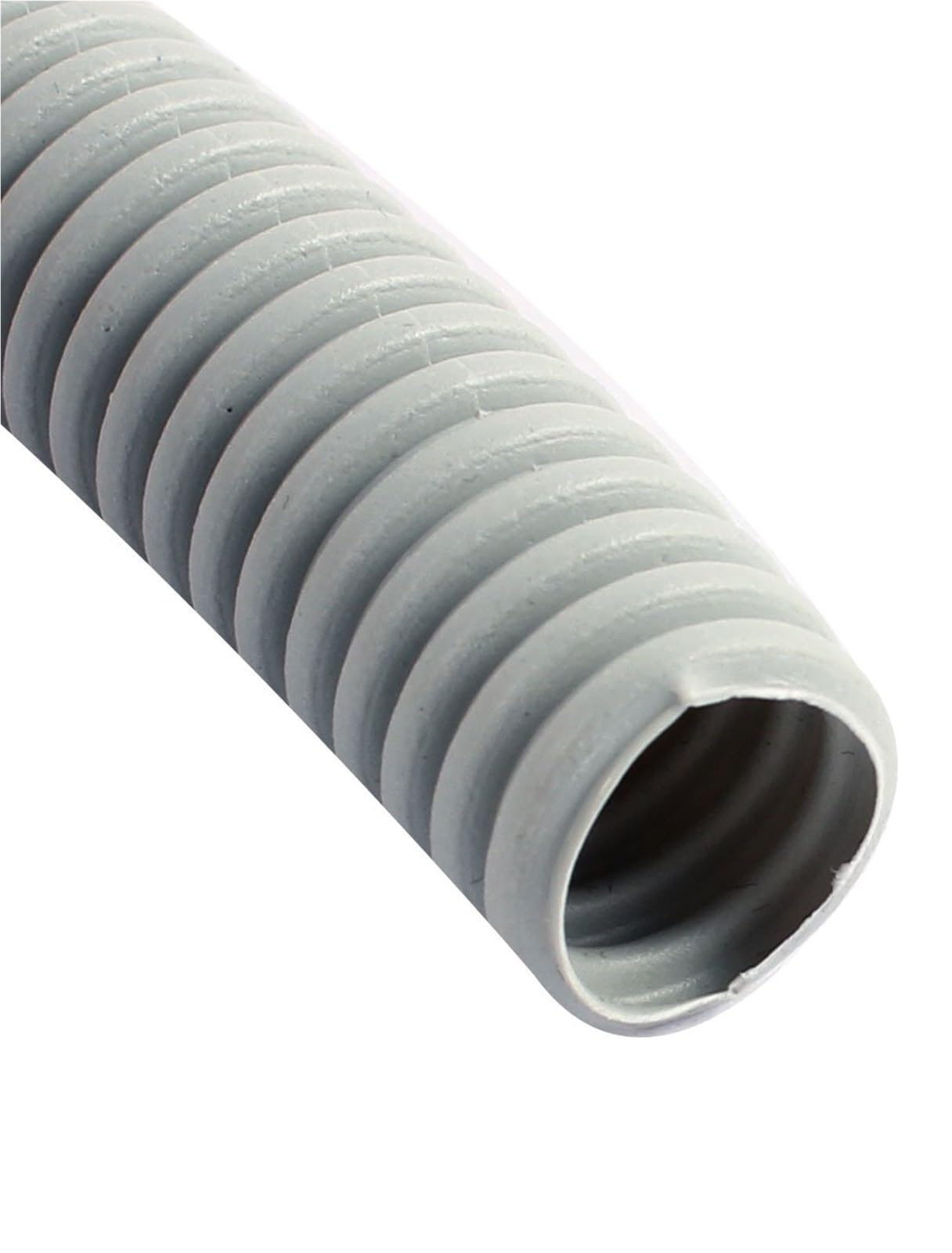 Tubo corrugato flessibile in plastica 5m 12x16mm Protezione cavi per giardino, ufficio, casa – Grigio