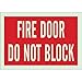 Brady 90942, Glow-In-The-Dark Fire & Exit Sign, (Pack of 10 pcs)