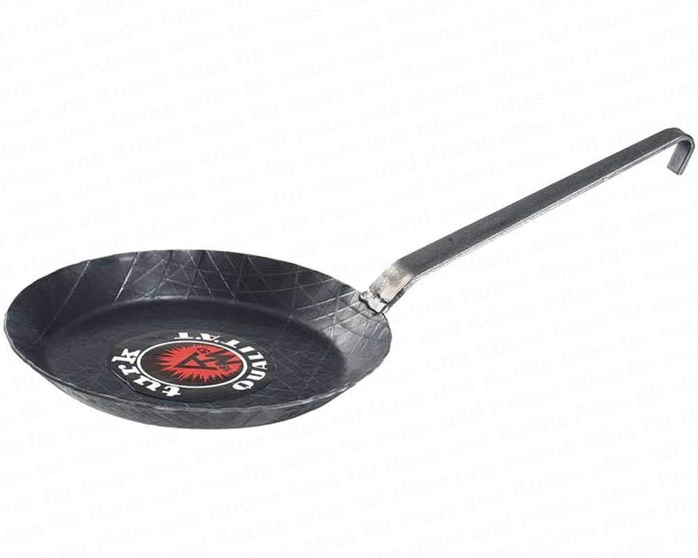AlbertTurk Bratpfanne mit geschmiedetem Hakenstiel Ø 16 cm, Gusseisen