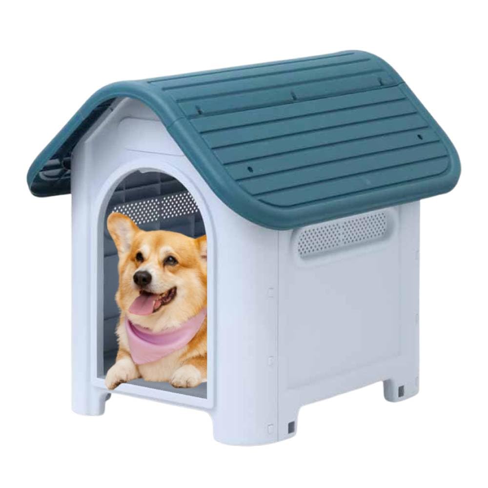 Amazon | SUGGEST 犬小屋 プラスチック製 選べるカラー 小型～中型犬用
