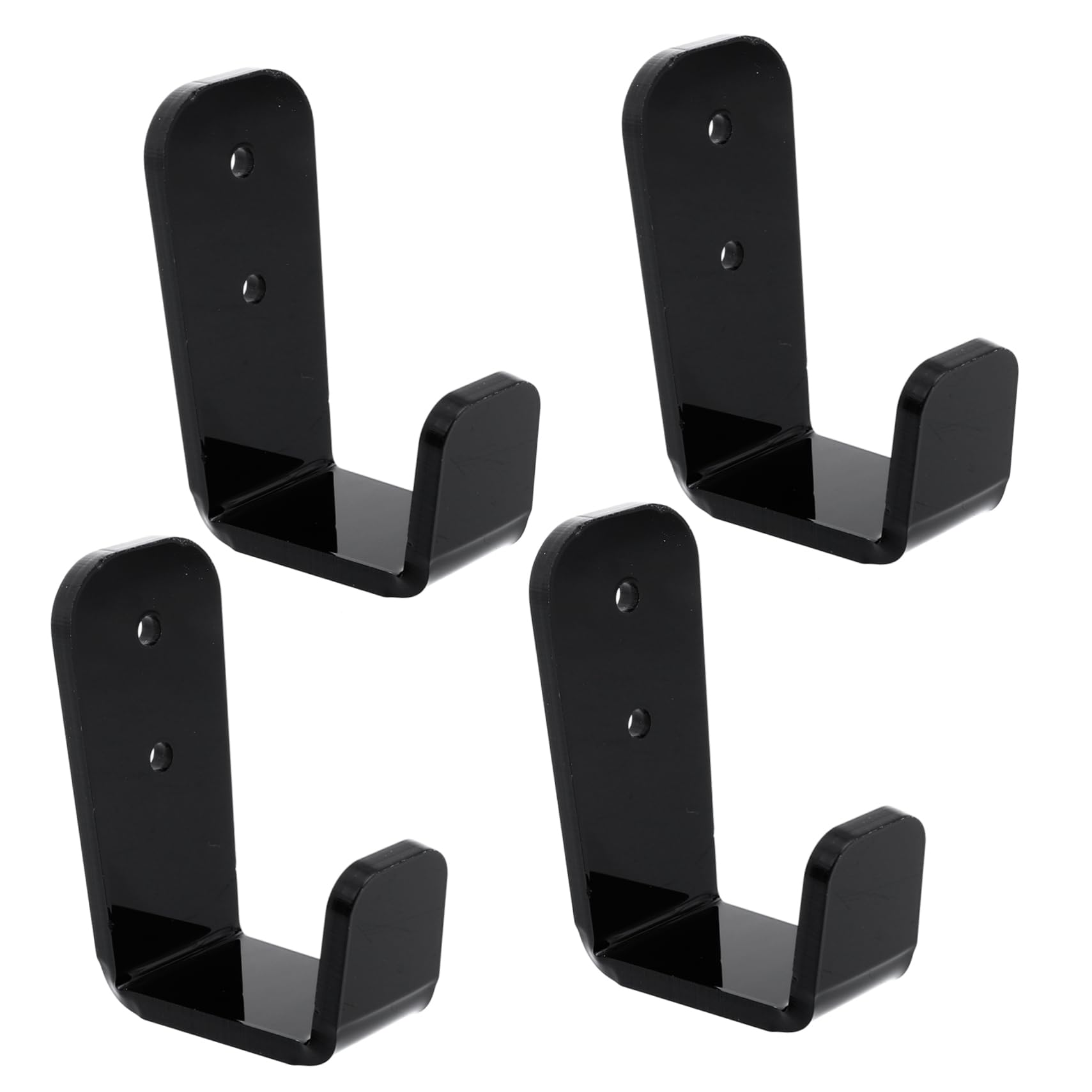 ibasenice Stylish Wall Rack for Ski Poles Hockey Sticks and Fishing Poles 2 Pack