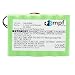 MPF Products 3700mAh 300-03866, LCP500-4B Battery Replacement Compatible with Honeywell Lynx 5100, Lynx 5200, Lynx 5210, Lynx Touch 7000 Security Alarm Systems