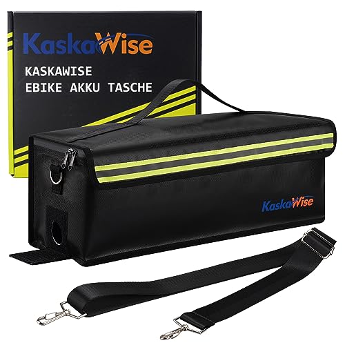E-Bike Akku Tasche,Lipo Safe Bag Wasserdicht Feuerfest Bis 1000 °C mit...