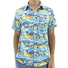 Light Blue Surf Print