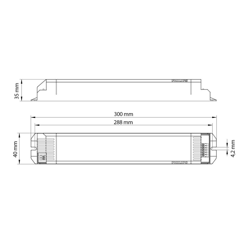 Philips Xitanium LED Driver 80 – 400 mA 36 W 230 V SR Flex Tune transformador fuente de alimentación constante regulable programable