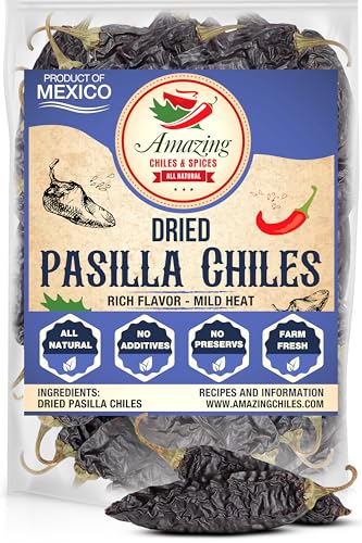 Pasilla Chiles Dried 1LB