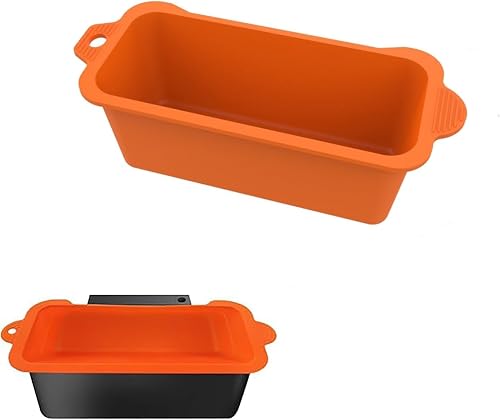 Silicone Grease Cup Liners for Blackstone 36 28 22 17 Inch Griddle, Reusable Drip Pan Liners, Durable Drip Pans Blackstone Griddle Accessories (Orange)