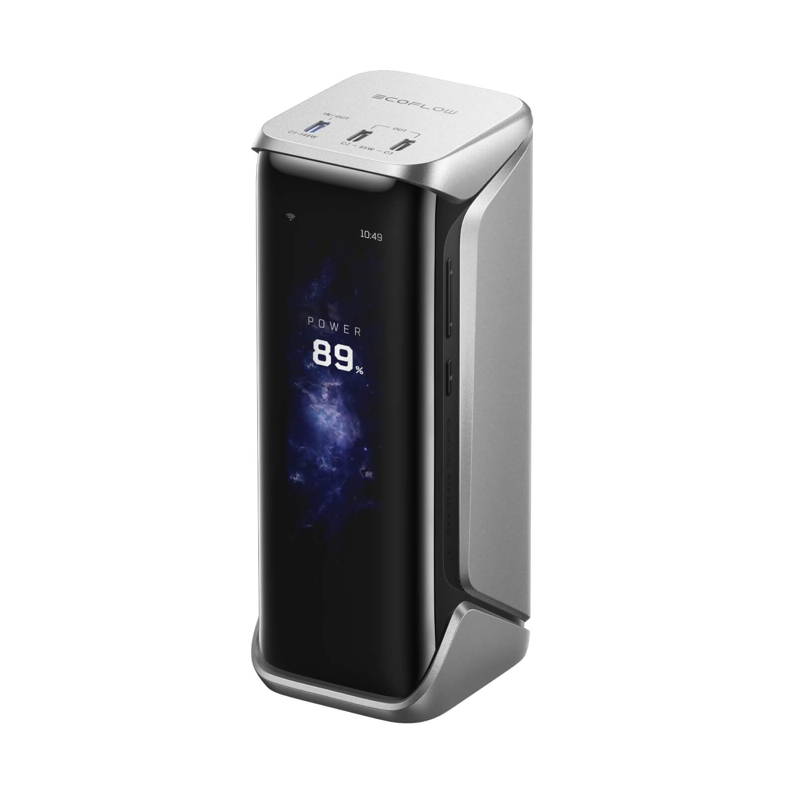 EcoFlow RAPID Pro X Power bank 27650mAh 320W, Caricatore Portatile 3 Porte 140W, Display TFT a Colori, Laptop Power Bank Caricabatterie Portatile Portable per iPhone 17/16, Samsung, MacBook, DJI