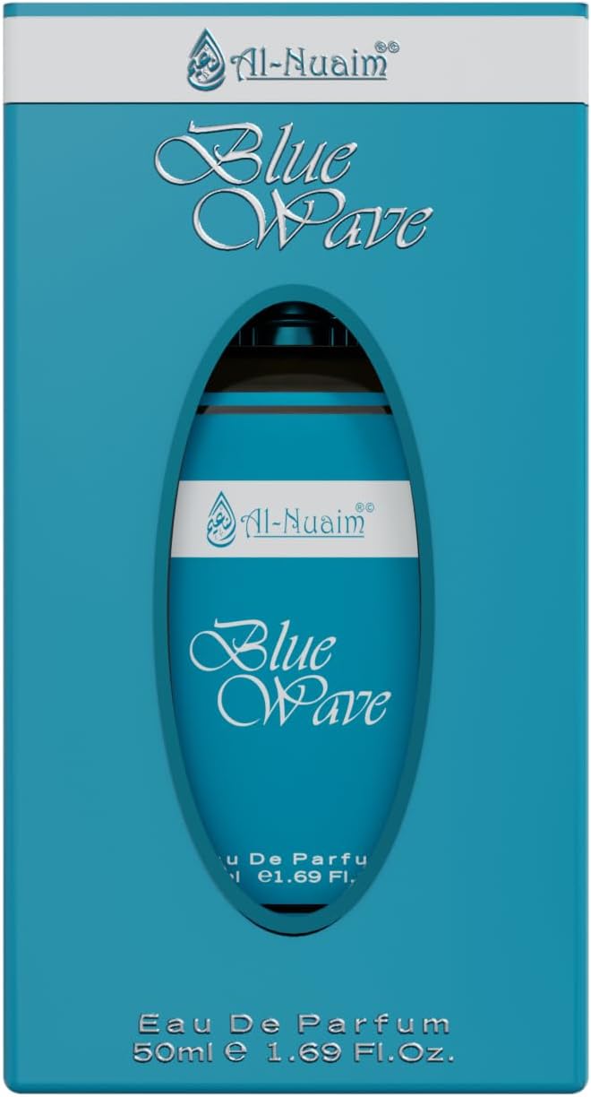Al Nuaim Blue Wave Eau De Parfum For Men - 50ml | Long Lasting Perfume | EDP Perfumes | Long Lasting Perfumes | Luxury Perfumes