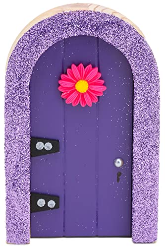 The Irish Fairy Door Limited Edition Gift Set - Exclusive Purple Door With Glitter Arch, Fairy Agreement & Accessories - Image 2