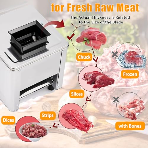 Máquina eléctrica para cortar carne de 850W miniatura 2