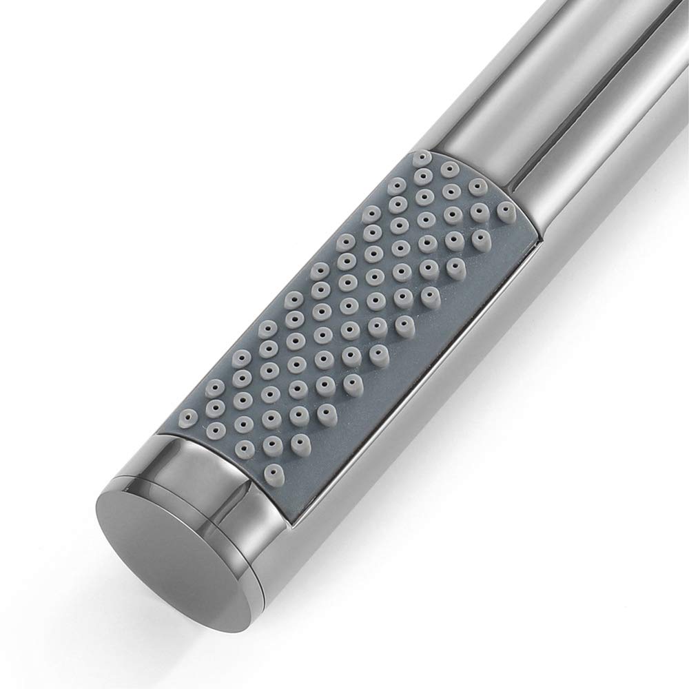 Rociador de Bidé de Mano Pulverizador de Bidé Pulverizador Bidet con Manguera de Acero Inoxidable, Base y Válvula de Ángulo, Agua Fría, para Higiene Personal, Montado en La Pared,Cromo