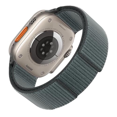 BIRDTOBR Correa Compatible con Apple Watch Ultra 2/ Ultra, Correa Deportiva de Velcro Súper Resistente para iWatch 46mm 49mm 45mm 44mm 42mm iWatch Ultra 2 Ultra SE Series 10 9 8 7 6 5 4 3 2 1