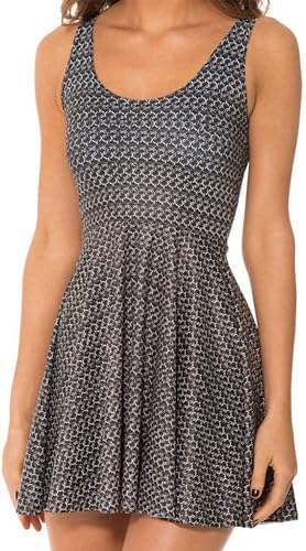 Image of Sister Amy Printed Elastic Sleeveless Shaping Breathable Camisole Skater Dress
