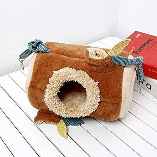 Nid Oiseau Cage Perruche Nid Canaris Chinchilla hamac Oiseau Sucre Planeur lit Suspendu Cage nid Petit Animal de Compagnie Chaud Mignon Coton souche Forme Hamster Sac de Couchage 811